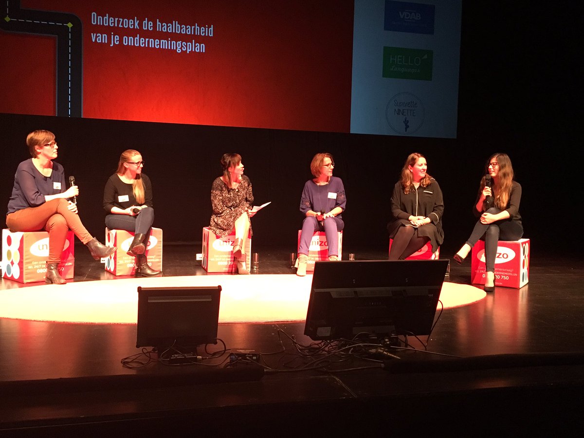 'Stel jezelf als ondernemer ook de vraag: wie kent mijn doelpubliek?' Tip ondernemer <a href="/TanikaHello/">Tanika Kenens</a> - Hello Languages #startersroadshow