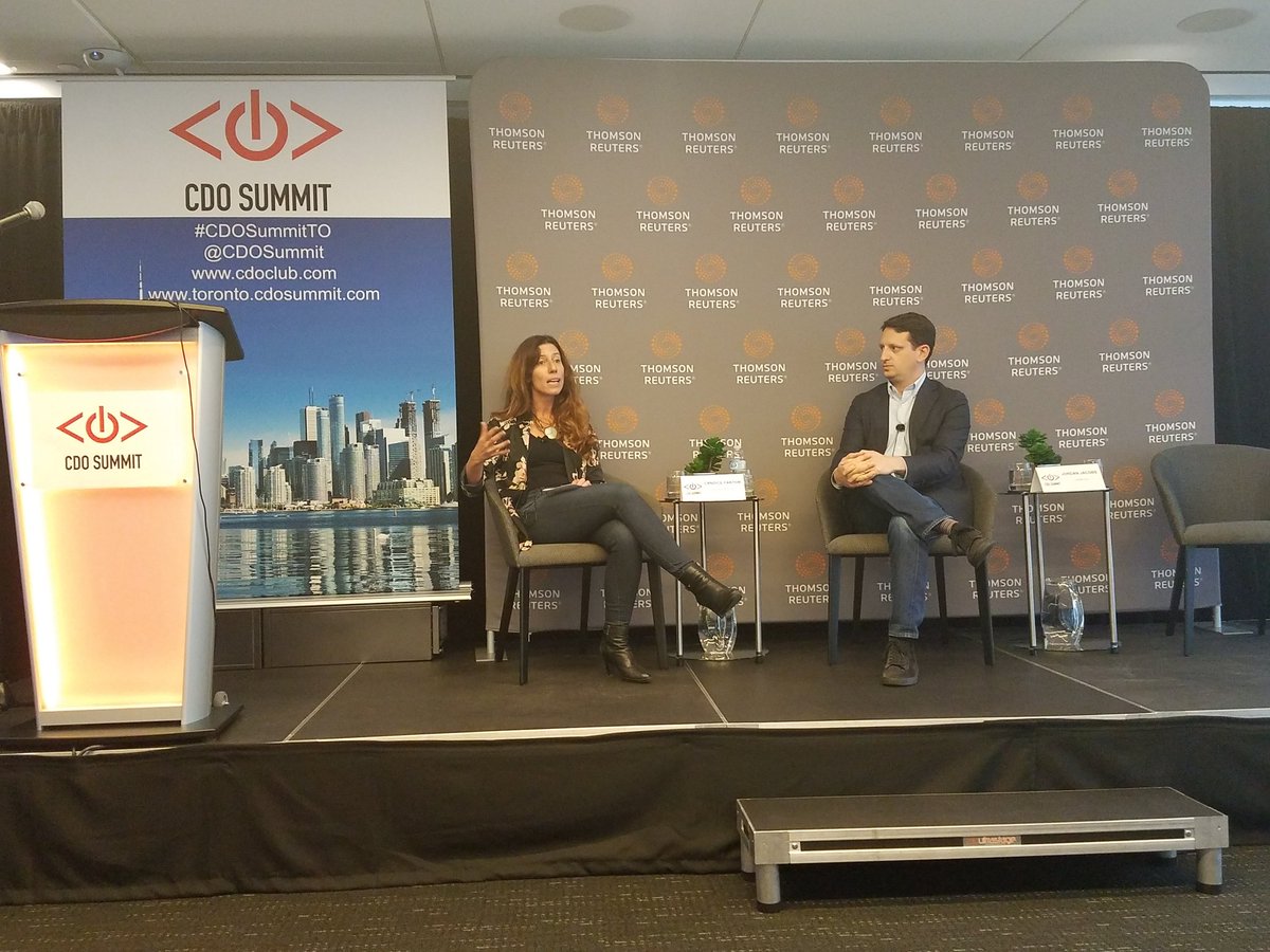 BeTheMedia's tweet photo. "Building Globally Competitive AI in Toronto" fireside chat by @thecfaktor @JordanJacobs10 #CDOSummitTO https://t.co/QhEKUc5neG