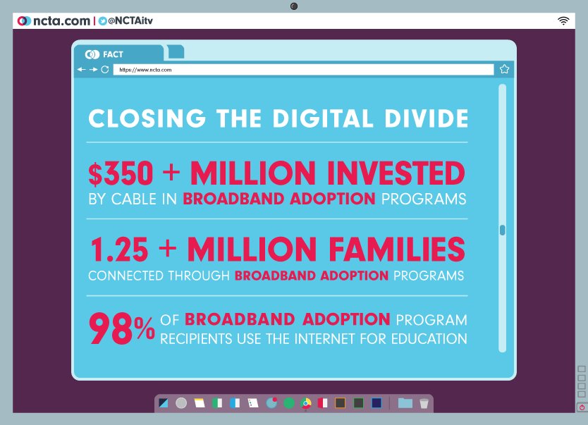 NCTAitv's tweet photo. Closing the #DigitalDivide and reaching Americans from across the country is what we're all about. https://t.co/nszY2bH9Qw
