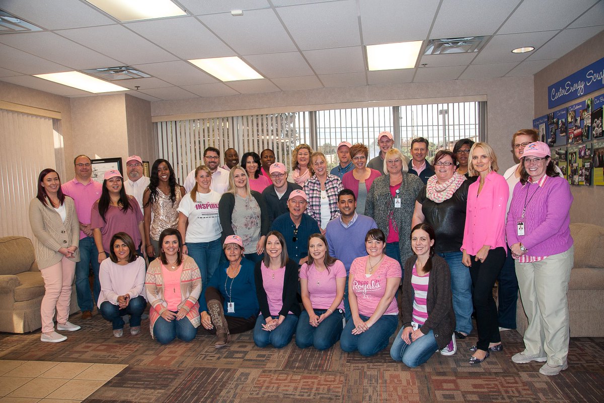 Pink for Cancer Awareness.  Remembering those we've lost, and supporting those currently facing the fight and those who have won the battle.