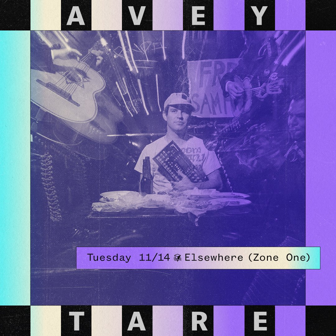 Brooklyn - Playing the Elsewhere space in Bushwick on November 14th. Tickets on sale now eventbrite.com/e/avey-tare-el…