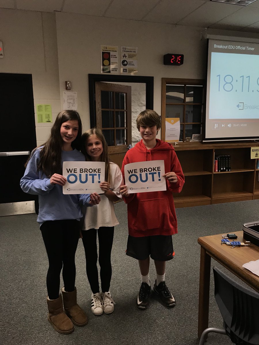 laurs42's tweet photo. Don’t worry, the future of non-fiction text features is bright! #breakoutedu #ServeLeadSucceed @JMSbears @JonesFine https://t.co/o4uJjPbuZQ