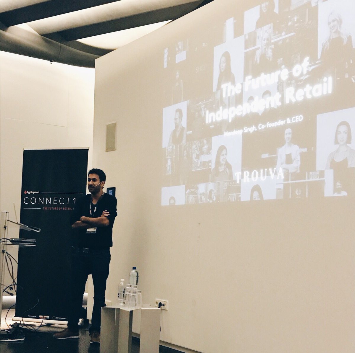 wearetrouva's tweet photo. Action shot of our CEO @mandeepsinghuk in action earlier at #LSConnect2017 @LightspeedHQ ⚡ https://t.co/USNmfkx49E