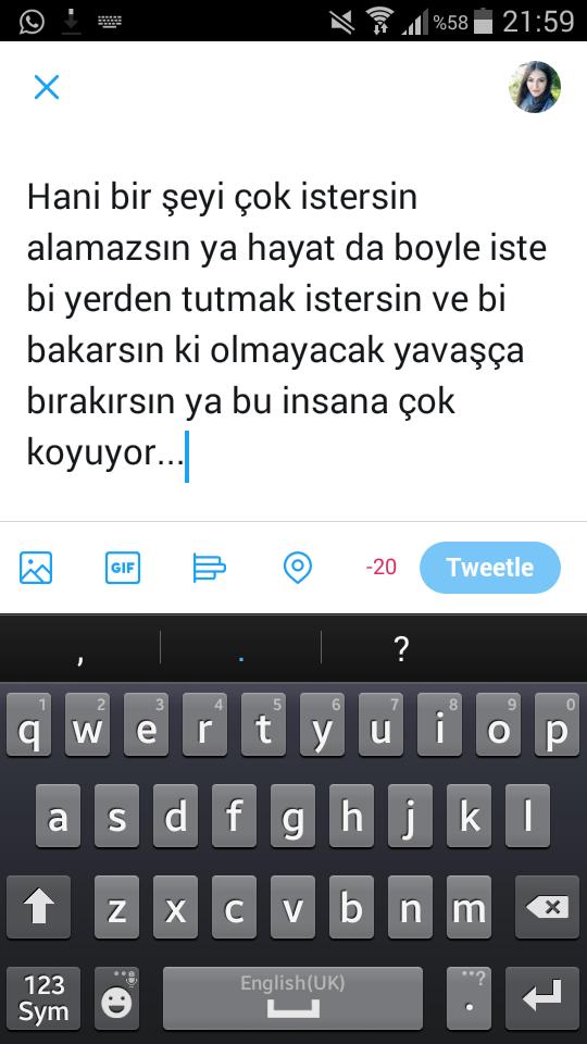 Ya o kadar kısalttım yine yetmedi be