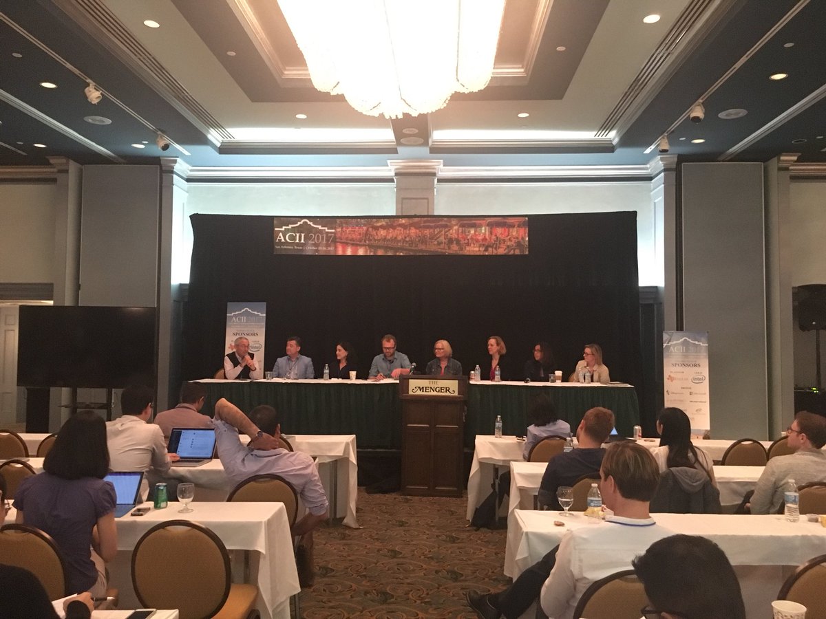 ehsan_hoque's tweet photo. Special panel: affective computing in action #acii2017. Majority of the panelists are accomplished females who have helped shape this field https://t.co/mmbv2jwfGI