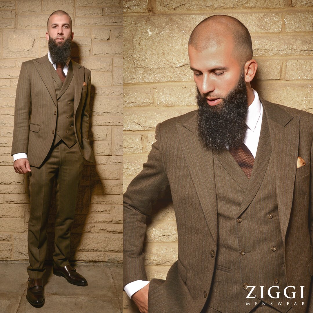 ZiggiMenswear's tweet photo. #Cricket Star @MoeenAli dressed in a bespoke #ZiggiMenswear Classic 3 piece suit. @englandcricket #Fashion https://t.co/fOWBa0PY3F