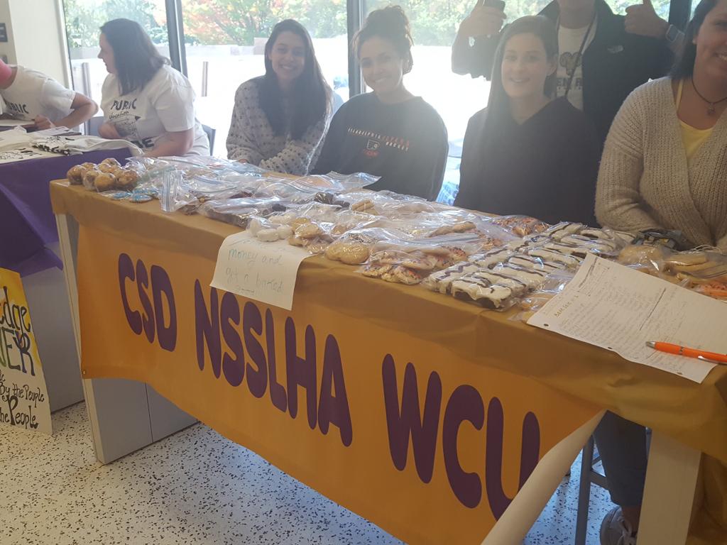 Come by the NSSLHA table in the Sykes cafeteria for some delicious baked goods!! Pay whatever you want!