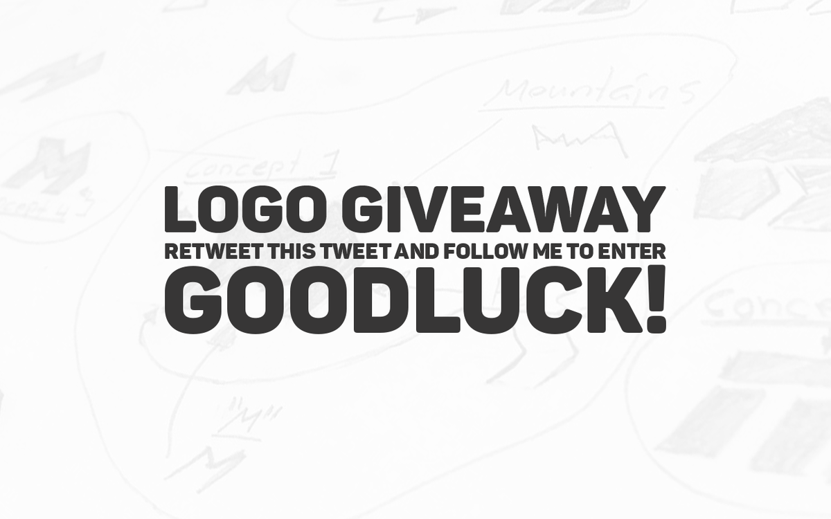 LOGO GIVEAWAY!

Retweet This Tweet &amp; Follow <a href="/VRitsvall/">Viktor Ritsvall</a> To Enter!

Winner Announced 08/11/17.

My work: Be.net/viktorritsvall

Goodluck!