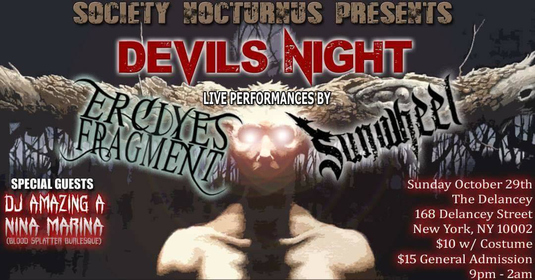 SYNFULDREAMZENT's tweet photo. SUNDAY NYTE @TheDelancey DEVILS NIGHT PRE HALLOWEEN PARTY DANCING, BANDS AND OTHER SHOWS AND TREATS https://t.co/mdPjTDWkQr