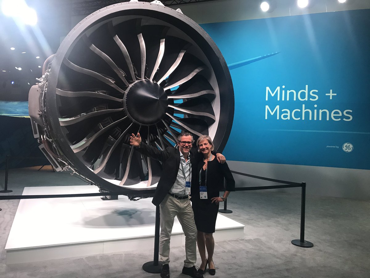 Every 2 sec a plane with GE jet engines is taking off producing Terabytes of data. #GEMM17 <a href="/GE_Digital/">GE Digital</a> @GEDigitalEU