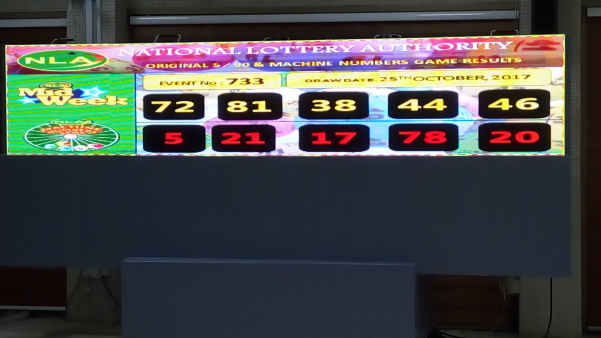 nla lotto result for today