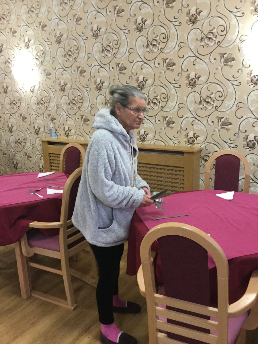 bandmcare's tweet photo. See for yourself! It's well known that residents at Hillview jump at ANY opportunity to lend the home a helping hand #PositiveWorkforce https://t.co/6wWfcZWGht