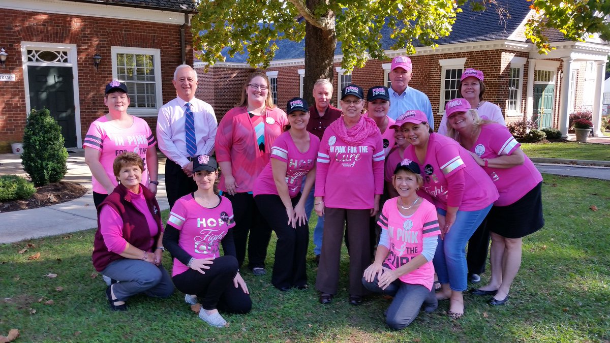 HSC1776's tweet photo. Celebrating #BreastCancerAwareness Month &amp; supporting our own survivors! https://t.co/bDWKlynoQn