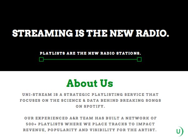 UnistreamTweets's tweet photo. Comment below with your Fav @Spotify Playlists! #spotifyplaylist https://t.co/xukWw1EPwp