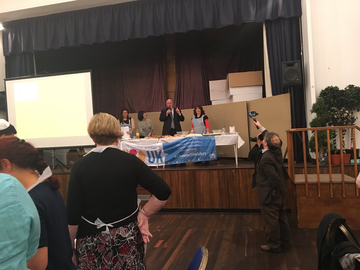 shabbat_uk's tweet photo. Next up @edgwareu #challahmake @chiefrabbi “In our minutes silence did you pray to see @chiefrabbi?” https://t.co/ZnFSCPjx1d