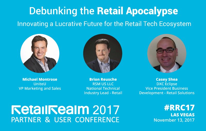RetailRealmConf's tweet photo. Announcing our #RRC17 Retail Experts Panel with @RSMUSLLP, @uniteucommerce + @uxceclipse as part of our speaker lineup https://t.co/a1B6JYPYU9