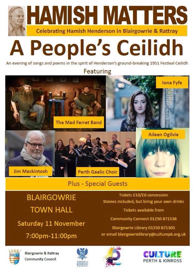 HamishMatters's tweet photo. #PerthshireHour
Did I mention the Ceilidh?
Tickets going like hot things that are hot? https://t.co/rnPj9EgctO