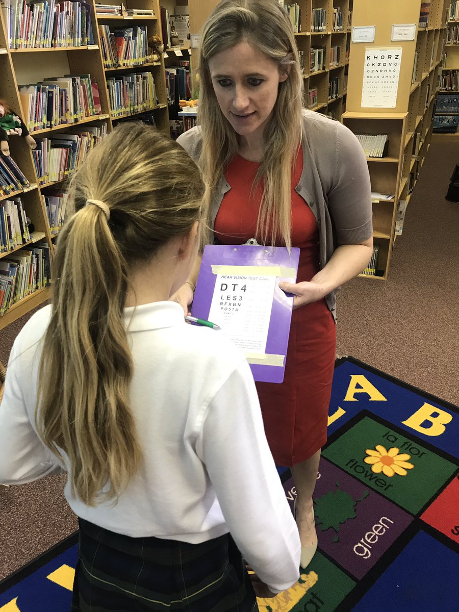 Enjoyed working with students today on their school vision screenings at Saint John The Beloved! #eyecareforlife #simoneye