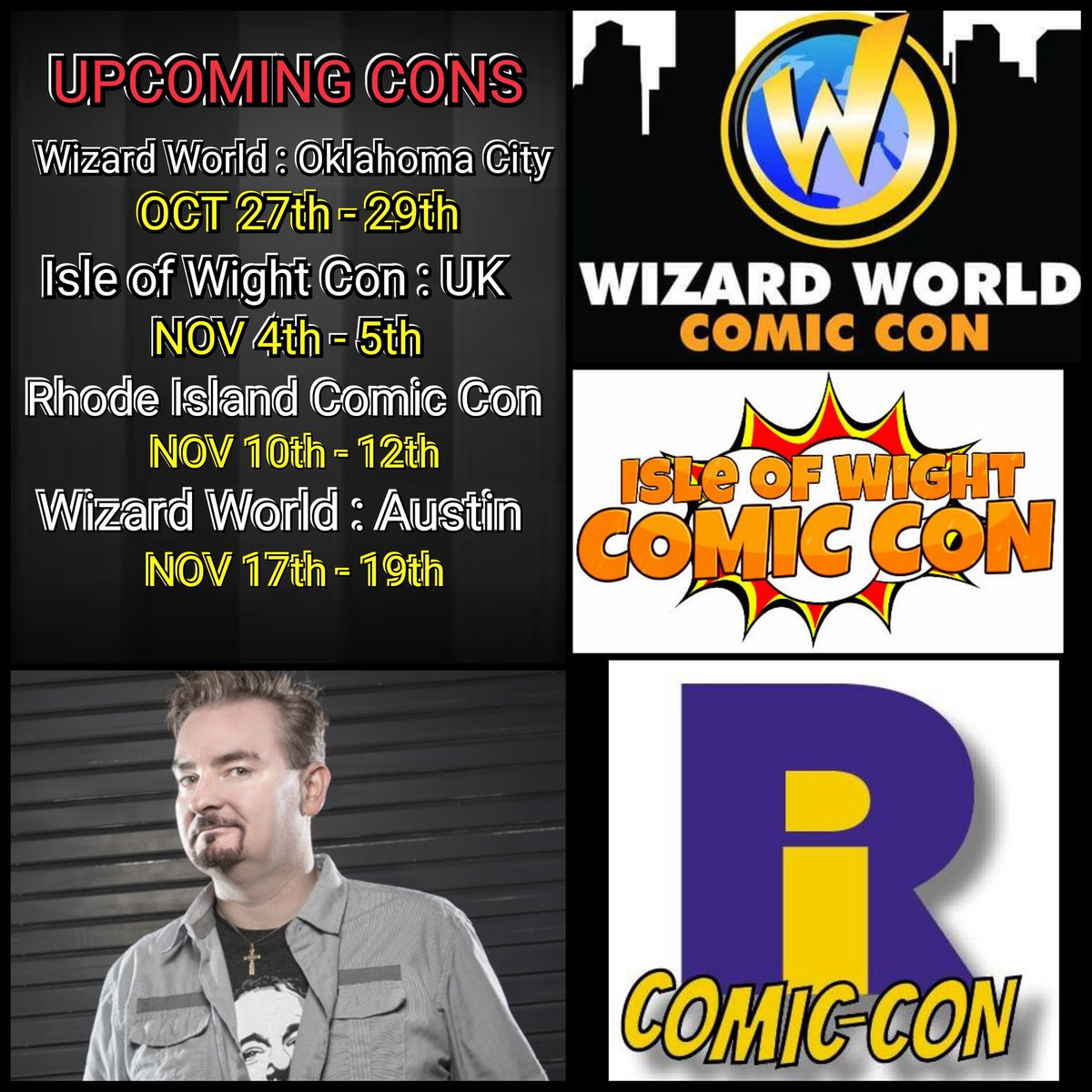 brian o halloran on twitter upcoming cons oct thru nov oklahoma