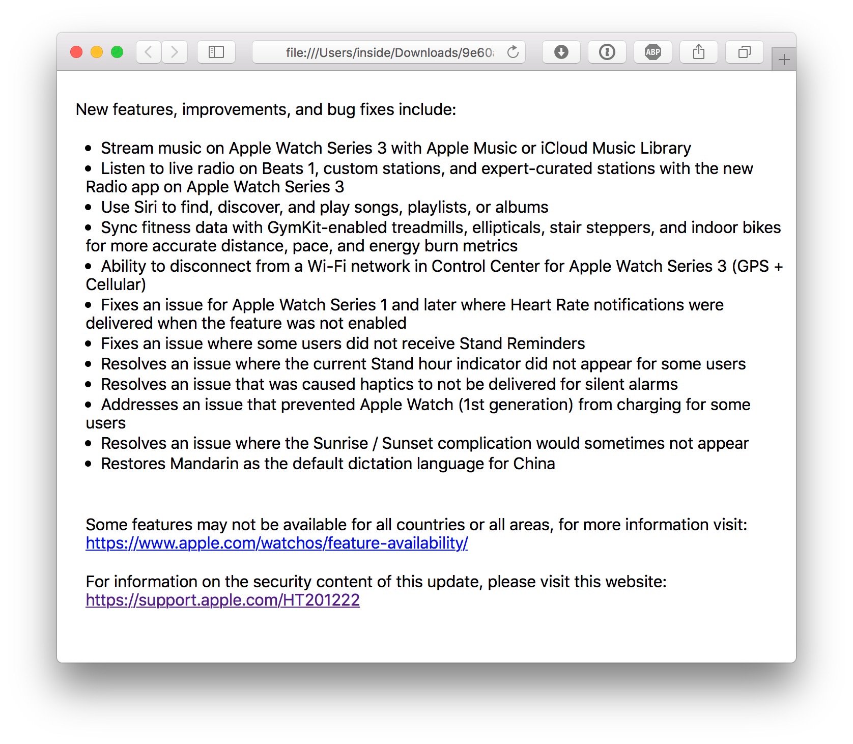 Watchos release notes discount
