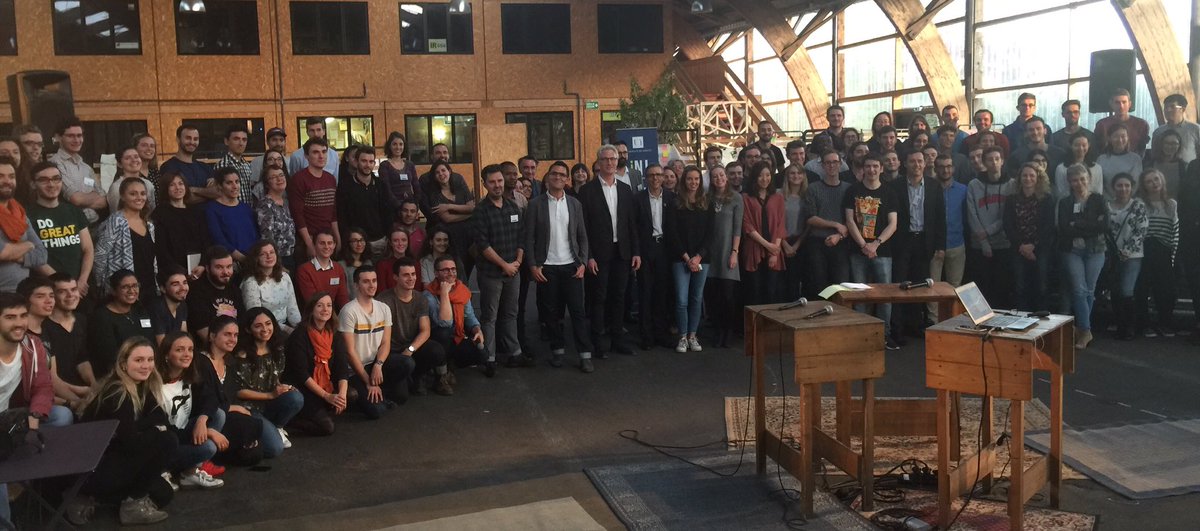 franckytrichet's tweet photo. Disurpt' Campus à Nantes, c'est parti avec un marathon de 24h de sensibilisation à l'innovation ! Bravo aux 120 étudiants #ICDUN https://t.co/hVpemGIwgE