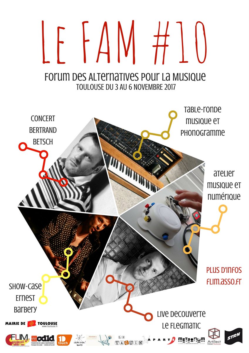 fedeflim's tweet image. Nouvelle édition du FAM du 3 au 6 novembre à #Toulouse. Prog complète flim.asso.fr/content/flim/F… @bertrandbetsch Ernest Barbery Le Flegmatic