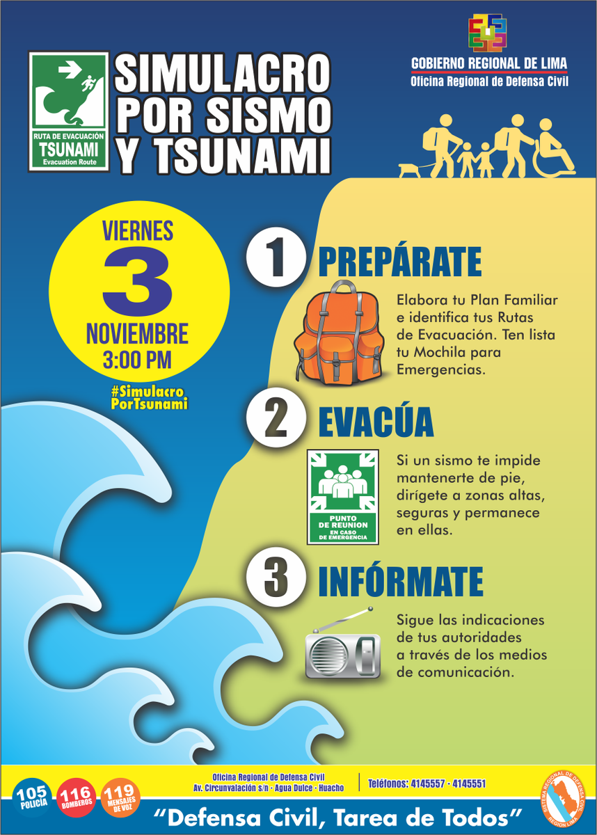 defensacivilGRL's tweet photo. #DefensaCivilGRL #SimulacroPorTsunami Simulacro por Sismo y Tsunami viernes 3 de nov. 3:00 p.m. https://t.co/Hh0vqX428A