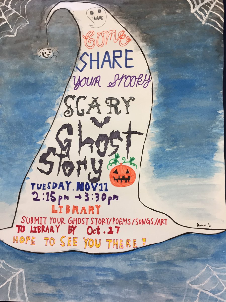 jpci_lib's tweet image. Read from a favourite, write your own or just come listen! @bloorci #halloween #librarycommittee #seeyouthere