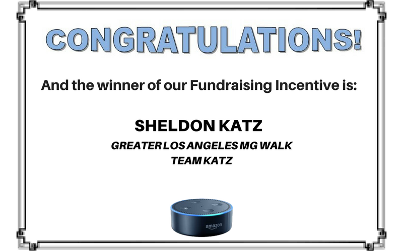 Congratulations to the winner of our Fundraising Incentive last week!
Thank everyone and keep up the amazing work!