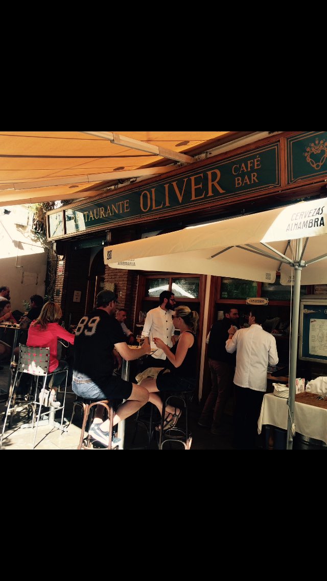FedbyTedUK's tweet photo. Back in #Granada for 🇪🇸 menu inspiration...
#TedRecommends Bar Oliver for superb #tapas https://t.co/sNa4PQweZO