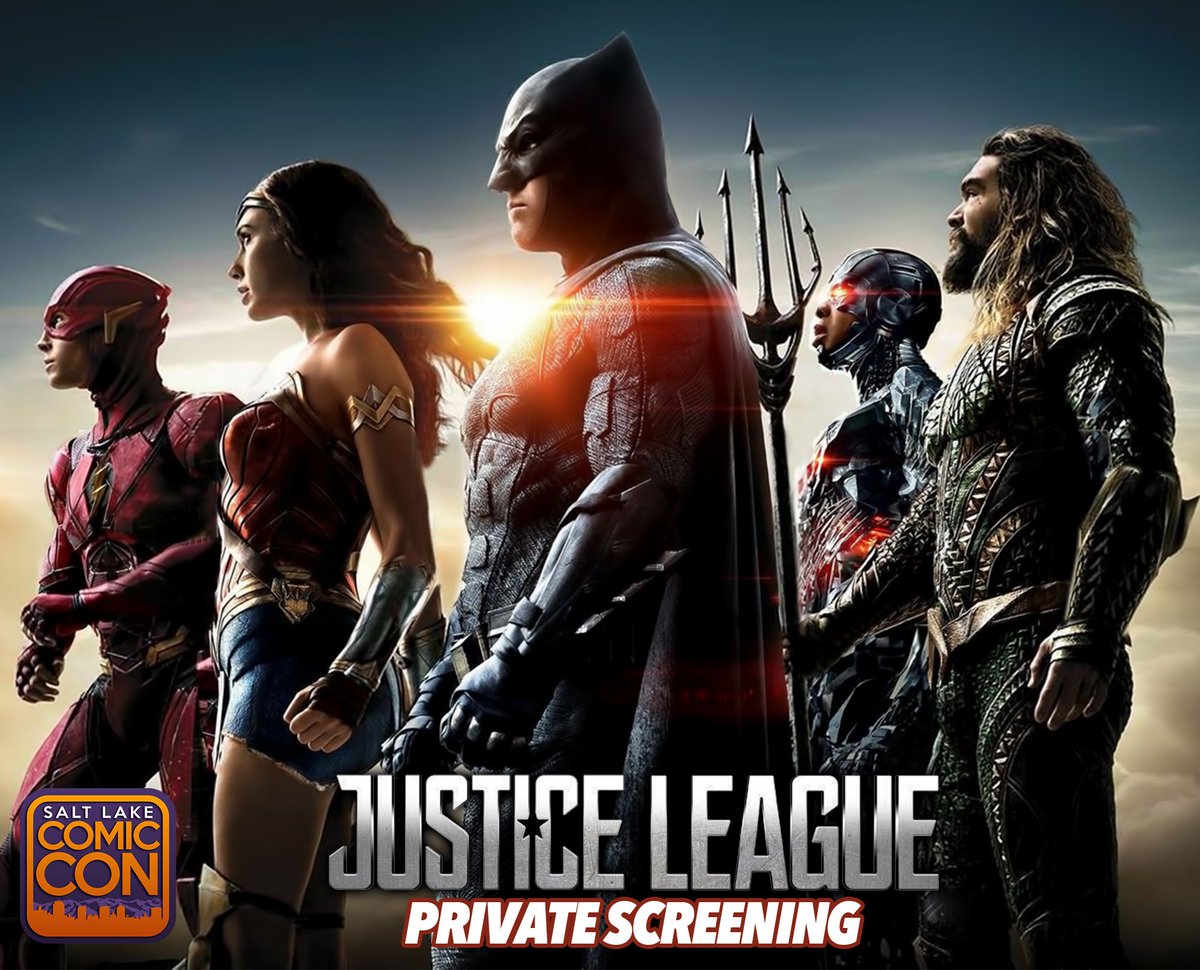 fanxsaltlake's tweet photo. Ticket packages for our 3 private screenings of #JusticeLeague go on sale TOMORROW 10/26 at noon! More info: https://t.co/8iIzSIohBX #utah https://t.co/W4w4qeoqrb
