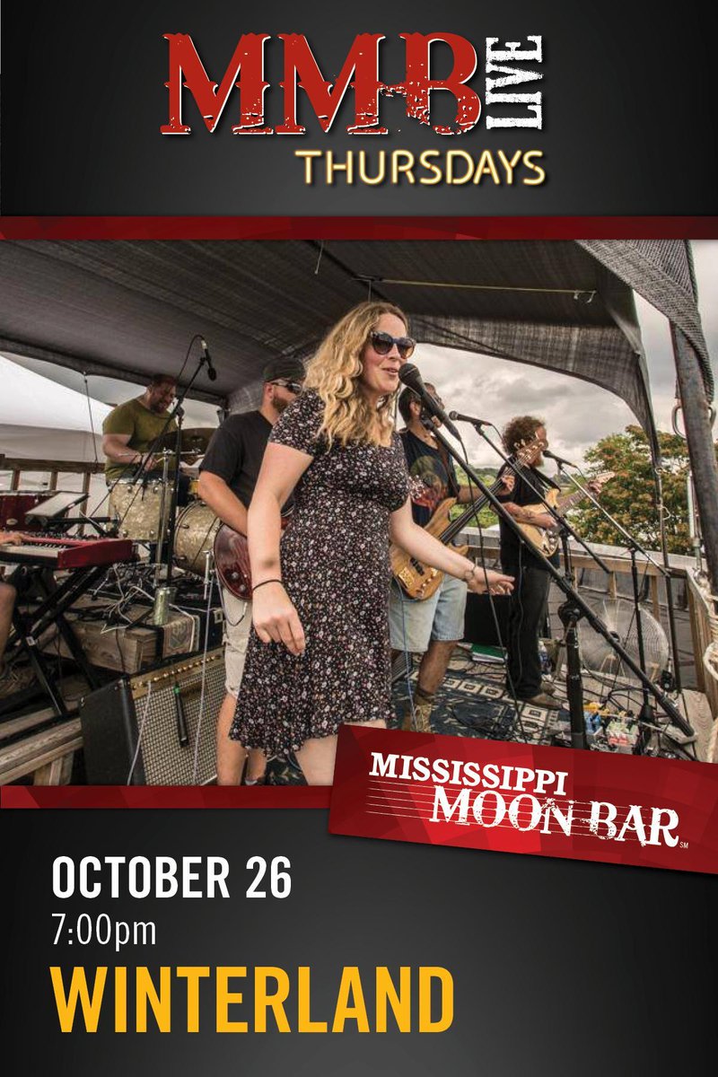 #MMBLive welcomes Winterland to the stage!  The Moon Bar is the place to be on Thursdays for amazing music from local artists and $2 Buds!