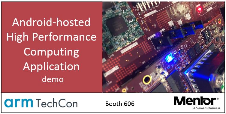 MentorEmbedded's tweet photo. FFT #HPC app w #FPGA & CPU algorithm kernel deployment demo at #ArmTechCon https://t.co/XQE9esOMvJ #android @XilinxInc #embedded #MPSOCs https://t.co/deUvGinAqZ
