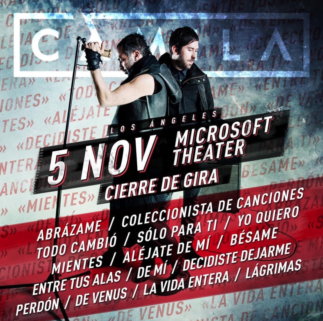WestWoodEntt's tweet photo. Después de recorrer con éxito el mundo con el #TourElypse, @CamilaMX cerrará su gira en el @MSTheater de Los Ángeles ¿te lo vas a perder? 🤔 https://t.co/WNWi6lgYMH