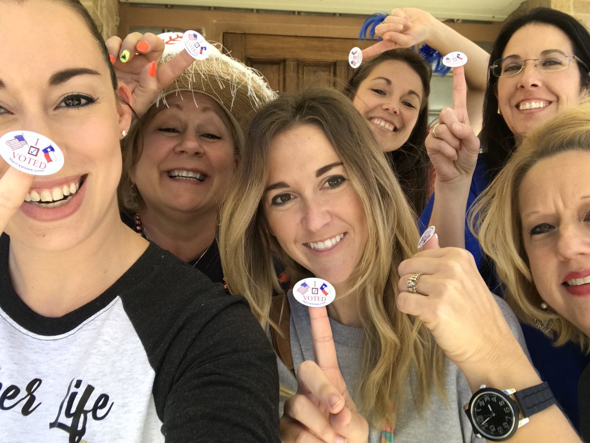 CaseyKrenek's tweet photo. NCE Kindergarten Teachers Voted! #katyisdvotes @KatyISDSupt https://t.co/71BzHrBDK4