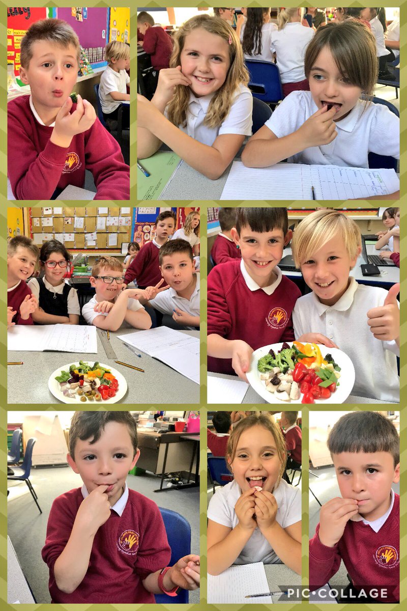 Thank you <a href="/CommChampSpytty/">TESCOSpyttyCommChamp</a> for providing Year 4 with vegetables to taste ready for our next theme ‘Come Dine with Me’.  🌽🍅☺️ We loved it 👍🏻