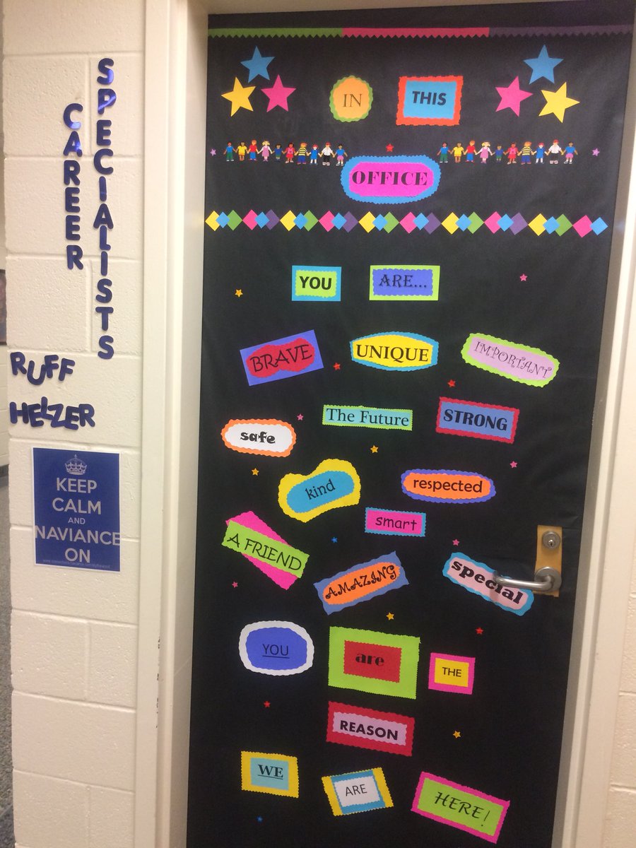 PamHelzer's tweet photo. BHS Career Specialist door! #anti-bullying #allstudentscount @womenintechbhs https://t.co/rUbGDZZSkz