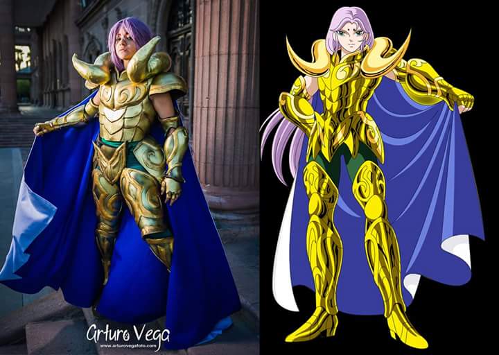 ZerooSilence's tweet photo. Cosplay vs character
This is my #Aries no Mü costume. Guess it looks close to the character! #cosplay #SaintSeiya #Mü #armor #gold https://t.co/haZnm92PRK
