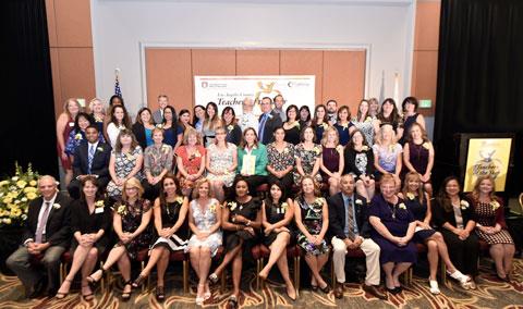 uclawp's tweet photo. @lacoeinfo Teachers of the Year honors competition to spotlight teaching excellence and exemplary professionalism 🍏 
https://t.co/GU0gYKVntE https://t.co/IikTX8AZfC