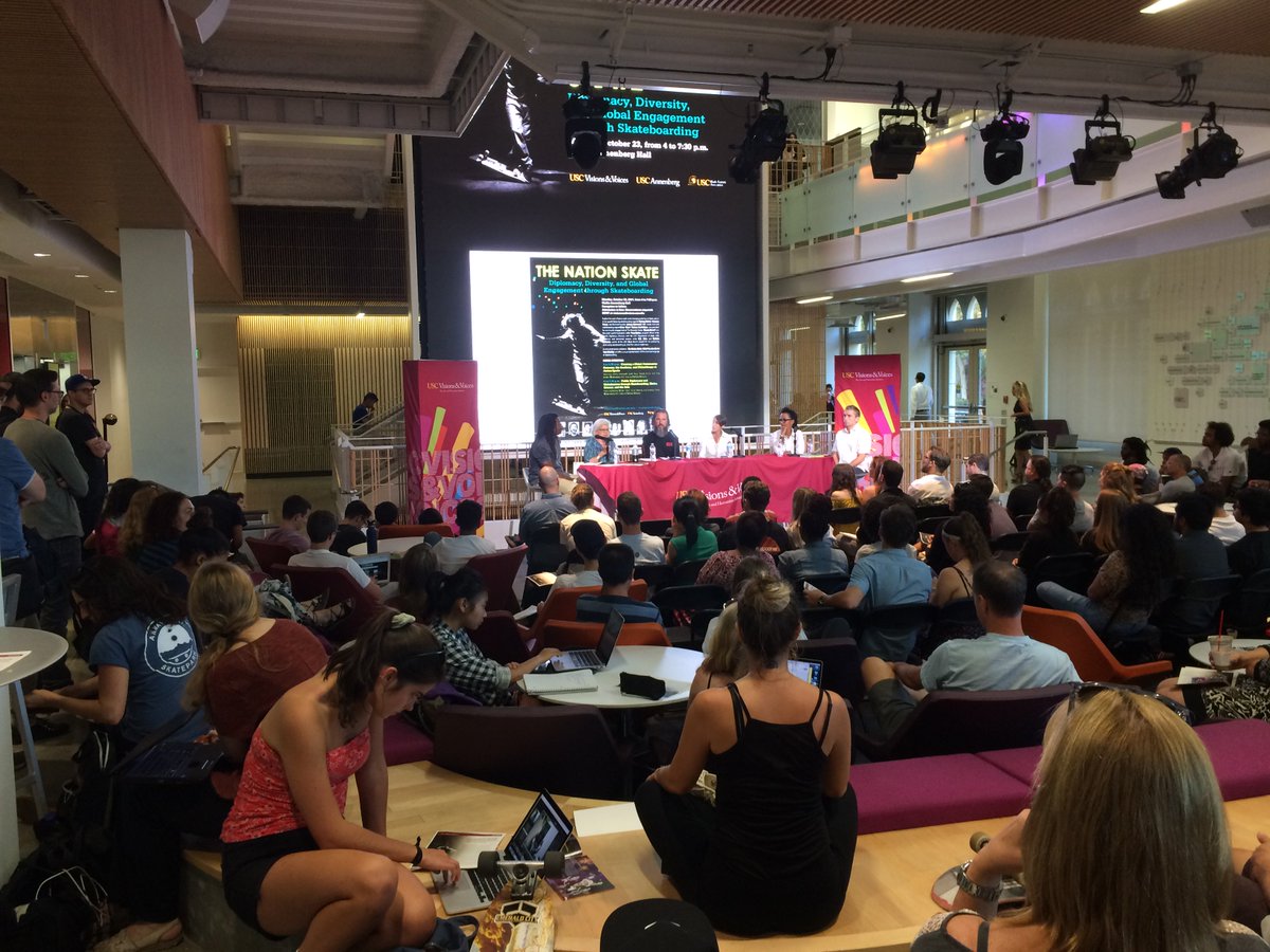 AnnenbergSports's tweet photo. ICYMI: The community came out to support Nation Skate, an AISMS and Visions and Voices sponsored event #ascj #aisms #uscannenberg #usc https://t.co/lE3IoWxUu4