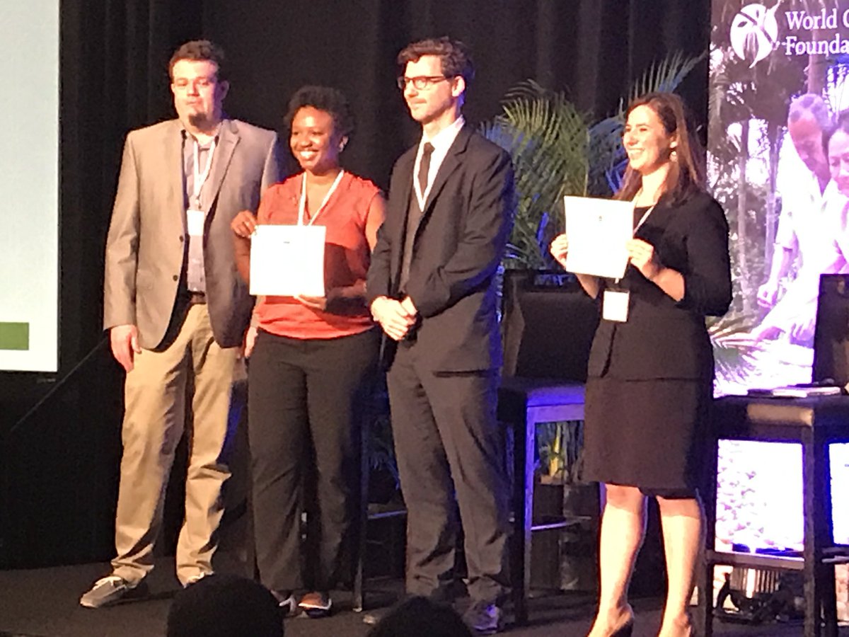 Give it up for our <a href="/chocothonghana/">Chocothon</a> winners: Cocoarun and Kejetia! #WCFPM <a href="/infoDev/">info dev</a> <a href="/Valrhona/">Bao Truc</a>