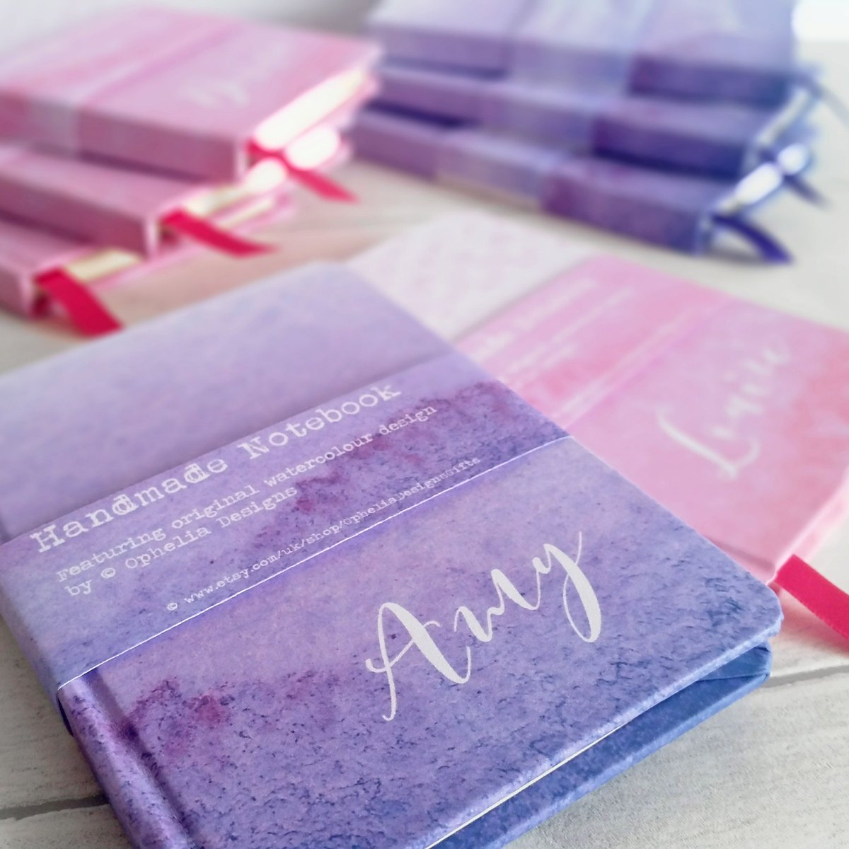 OpheliaDesigns's tweet photo. With 8 shades to choose from my #handmade #notebooks are sure to appeal to everyone on your gift list https://t.co/o9vaSwrgqH #personalised https://t.co/ZBtPkZaMdL