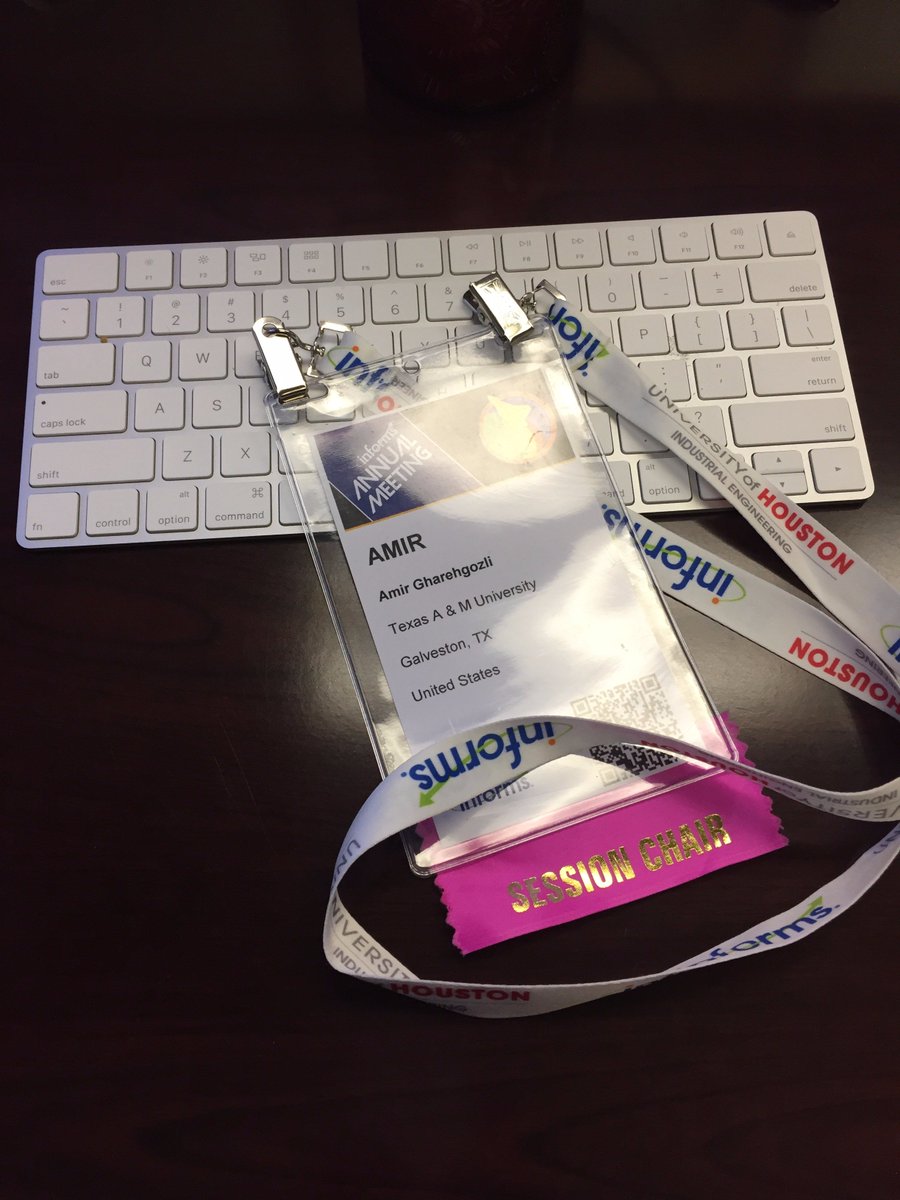AGharehgozli's tweet photo. And the end! back to work again! #informs2017 https://t.co/PPmWKPQIc9