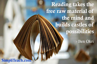 SimpliTeach's tweet photo. Isn't this a lovely description of the #reading process? #books #education https://t.co/aEkpuSvKWS