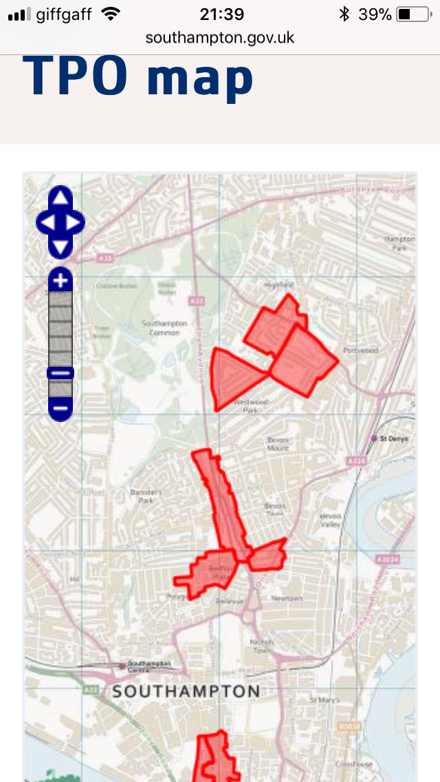 smegheadsteve's tweet photo. Someone had fun planning the Tree Preservation Orders in #Southampton https://t.co/ZX7kzmPSYh