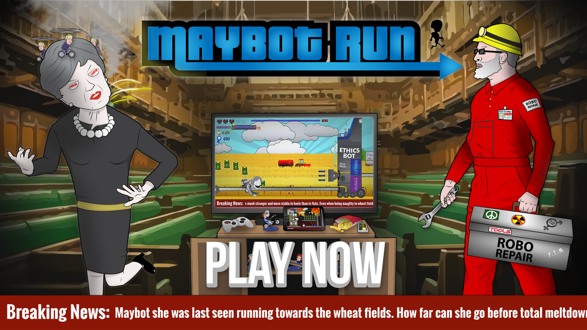 DracoMisfortune's tweet photo. Check out '#MaybotRun: Pocket' the streamlined #free #Android #Phone version of our #indiegame #Maybot Run.  
https://t.co/BHmfaQztsc https://t.co/5KjsRki4q2