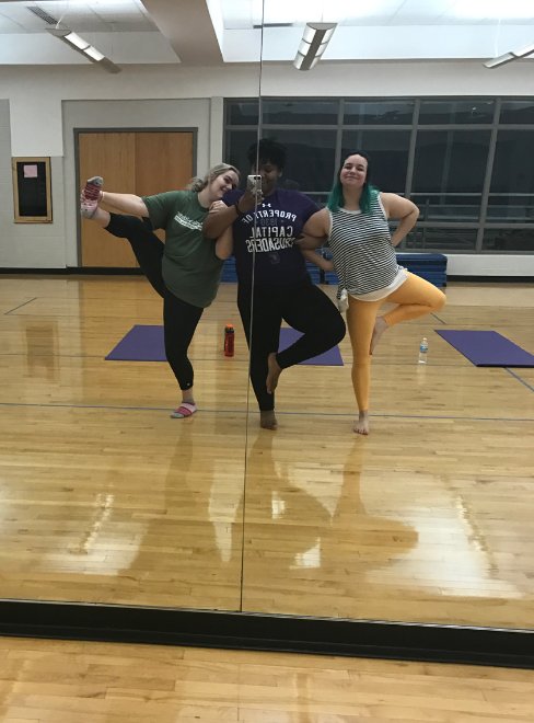 bshervPR262's tweet photo. The multipurpose room is a great place to do yoga with your friends! https://t.co/KtQDTZxNfN