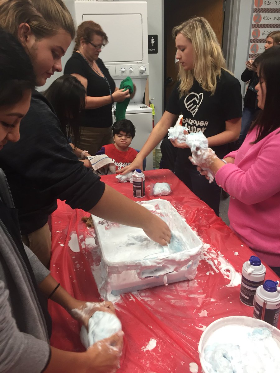 Loving the slime time with the Titan Buddies today! #breakthrough4abuddy