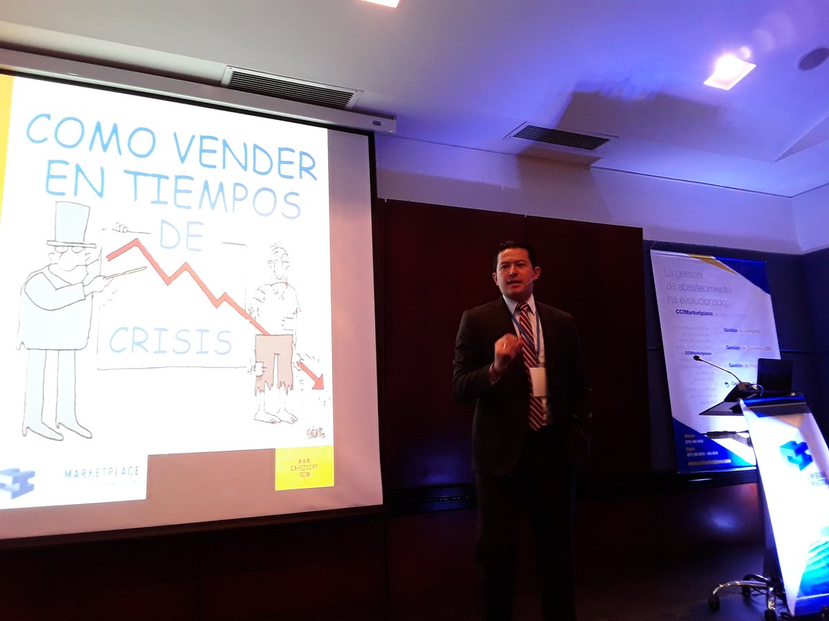 camaradelainfra's tweet photo. Carlos Hernández, director y creador de Cahez Corp. S.A.S., inició su presentación sobre cómo vender en tiempos de crisis #EventosCCI https://t.co/05KSPDREsp