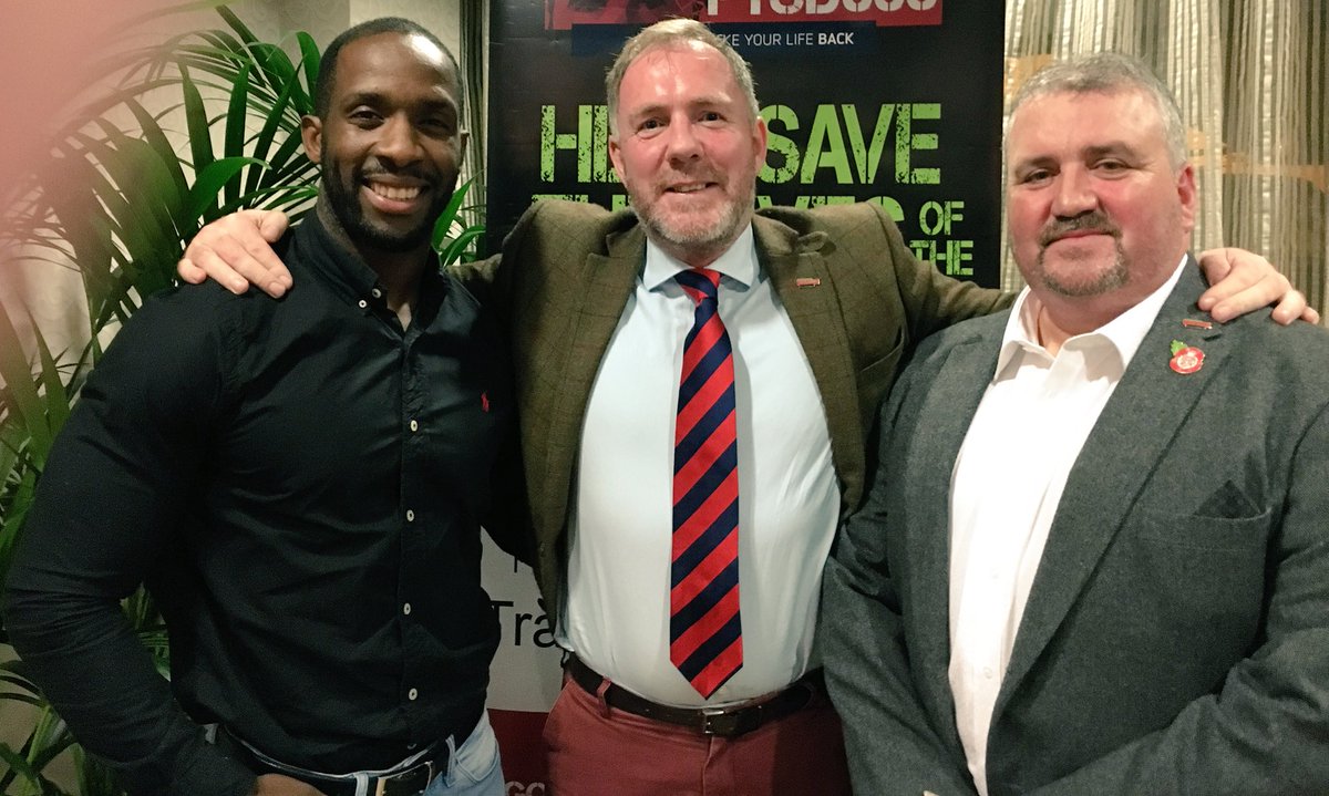 moses_ican's tweet photo. What a night, currently down in Cambridge supporting @PTSD999  I admire and respect these two young man ridiculously #ptsd https://t.co/MEp8X6vyPM